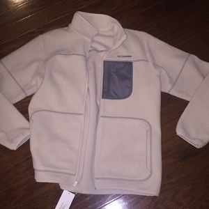 Cream Sherpa jacket from Columbia